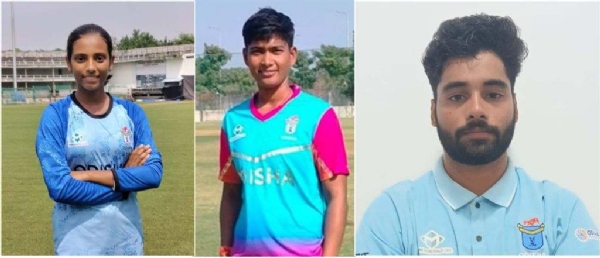 ODISHA  BOYS AND GIRL CRICKET - 3 SELECTED BHADRAK