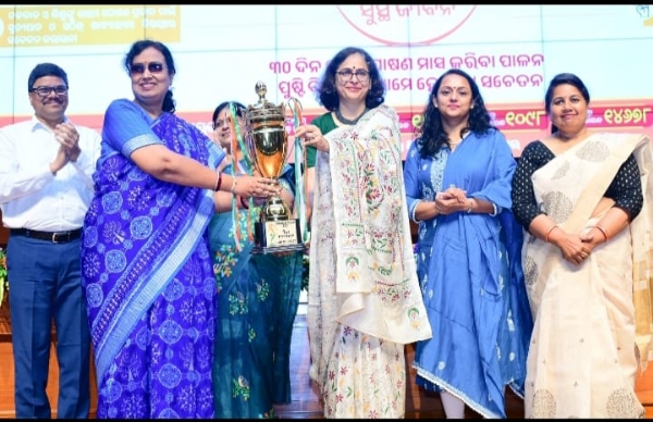 lପୋଷଣ କାର୍ଯ୍ୟକ୍ରମ ରେ ପୁରୀ ଜିଲ୍ଲା ଶ୍ରେଷ୍ଠ ବିବେଚିତ।