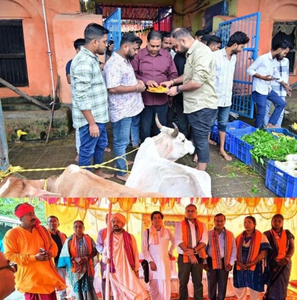 GOSTAMI AT GIRI GOBARDHAN GOSALA-1 GOSTAMI AT GIRI GOBARDHAN GOSALA-1