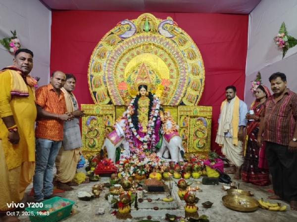 ଧନଦାତ୍ରୀମାଵ’ ଗଜଲକ୍ଷ୍ମୀଙ୍କ ପୂଜା ୩୨ବର୍ଷରେ ପଦାର୍ପଣ କରିଛି ମନୋହରପୁର ରିଜର୍ଭ ପୋଲିସ ଛକ