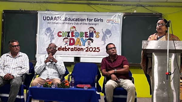 *ରୋଟାରି ଏଲିଟର ଉଡାନ ତରଫରୁ ଶିଶୁଦିବସ ପାଳିତ* *ରୋଟାରି ଏଲିଟର ଉଡାନ ତରଫରୁ ଶିଶୁଦିବସ ପାଳିତ*