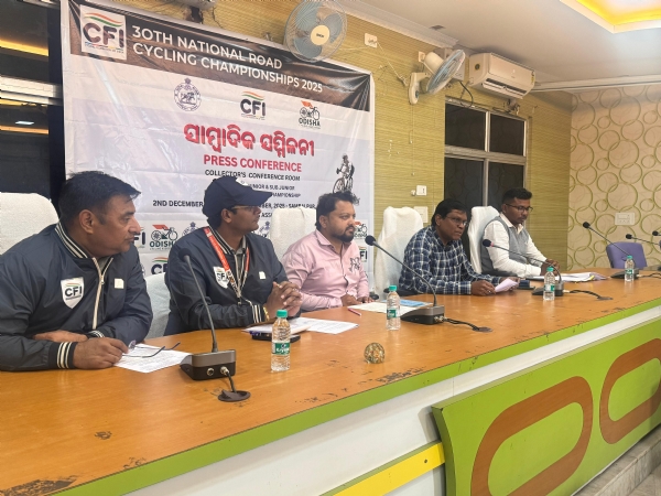 ଦ୍ବିତୀୟ ଥର ପାଇଁ ଓଡିଶାର ସମ୍ବଲପୁରରେ ଜାତୀୟ ସଡକ ସାଇକ୍ଲିଙ୍ଗ ଚାମ୍ପିଅନ ସିପ୍–୨୦୨୫