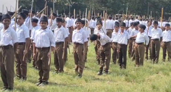 ଆରଏସଏସର ଶତବାର୍ଷିକୀ ଉତ୍ସବରେ ଜିଲ୍ଲା ସ୍ତରୀୟ ପଥସଞ୍ଚଳନ