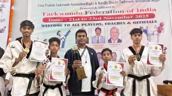 ଜାତୀୟ ସ୍ତରୀୟ ତାଇକୋଣ୍ଡାରେ ଧର୍ମଶାଳା ଖେଳାଳୀଙ୍କ କୃତିତ୍ୱ