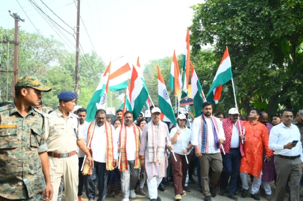 ସମ୍ବଲପୁର ଜିଲ୍ଲାରେ ଏକତା ପଦଯାତ୍ରା