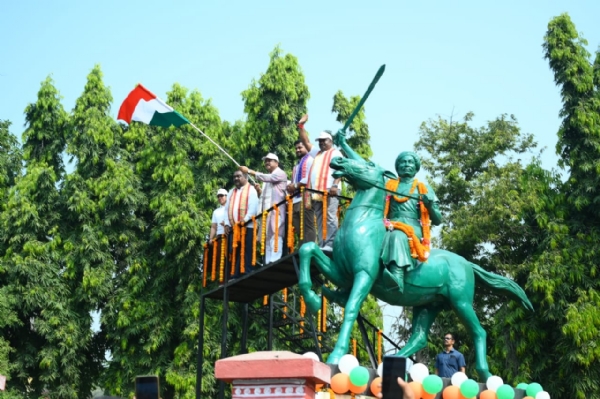 ସମ୍ବଲପୁର ଜିଲ୍ଲାରେ ବିଶାଳ ଏକତା ପଦଯାତ୍ରା