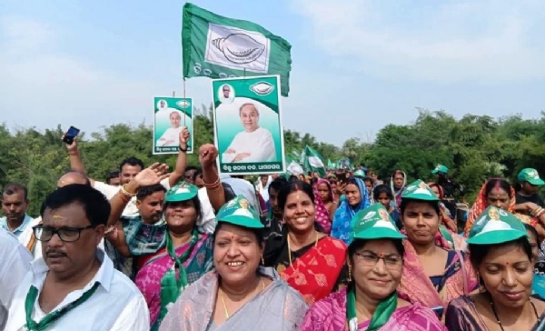 DHAMNAGAR BJD JANA SAMPARK PADA YATRA