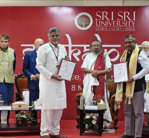 ଆଇଆଇଏମ୍ ସମ୍ବଲପୁର ଓ ଶ୍ରୀଶ୍ରୀ ୟୁନିଭର୍ସିଟି ମଧ୍ୟରେ ବୁଝାମଣା ସ୍ୱାକ୍ଷରିତ