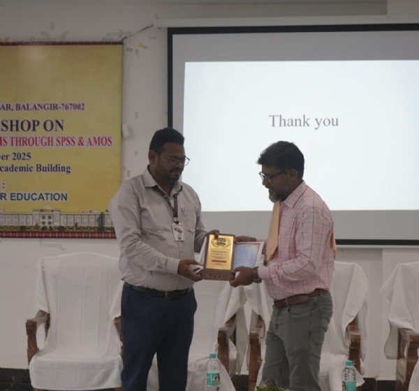 ତ୍ରିଦିବସୀୟ “ ରିସର୍ଚ୍ଚ ମେଥୋଡୋଲୋଜି” ଜାତୀୟ କର୍ମଶାଳା ଆୟୋଜିତ ତ୍ରିଦିବସୀୟ “ ରିସର୍ଚ୍ଚ ମେଥୋଡୋଲୋଜି” ଜାତୀୟ କର୍ମଶାଳା ଆୟୋଜିତ