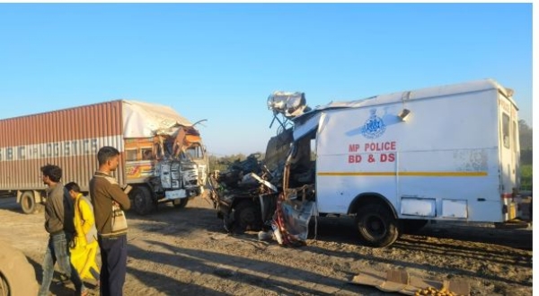 MP Police Jawan martyred MP Police Jawan martyred