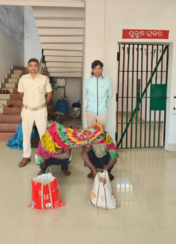 ଦେଶି ମଦ ଚାଲାଣ ବେଳେ ଚଢାଉ, ୨ ଗିରଫ ଦେଶି ମଦ ଚାଲାଣ ବେଳେ ଚଢାଉ, ୨ ଗିରଫ