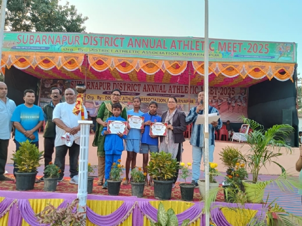 *ସୁବର୍ଣ୍ଣପୁର ଜିଲ୍ଲା କ୍ରୀଡ଼ା ସଂଘ ର ବାର୍ଷିକ କ୍ରୀଡ଼ା ପ୍ରତିଯୋଗିତା ଉଦଯାପିତ* - *ଭାଗ ନେଲେ ରେକର୍ଡ ସଂଖ୍ୟକ ୧୨୭୦ ପ୍ରତିଯୋଗୀ*- *ସୁବର୍ଣ୍ଣପୁର ଜିଲ୍ଲା କ୍ରୀଡ଼ା ସଂଘ ର ବାର୍ଷିକ କ୍ରୀଡ଼ା ପ୍ରତିଯୋଗିତା ଉଦଯାପିତ* - *ଭାଗ ନେଲେ ରେକର୍ଡ ସଂଖ୍ୟକ ୧୨୭୦ ପ୍ରତିଯୋଗୀ*-