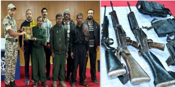 ଛତିଶଗଡର 20 ଲକ୍ଷର ତିନି ଇନାମୀ ନକ୍ସଲ ମହାରାଷ୍ଟ୍ରରେ ଆତ୍ମସମର୍ପଣ