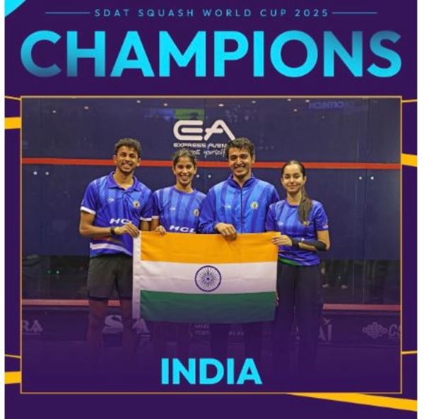 Squash World Cup- PM Modi- Ami Squash World Cup- PM Modi- Ami