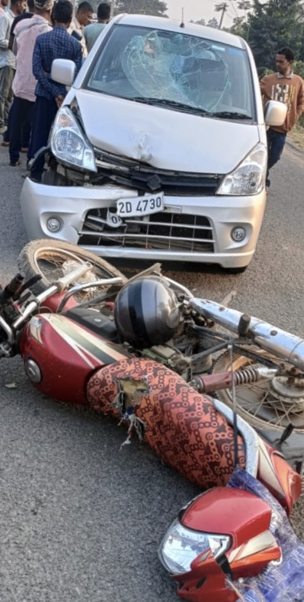 MOTOR CYCLE-CAR ACCIDENT MOTOR CYCLE-CAR ACCIDENT