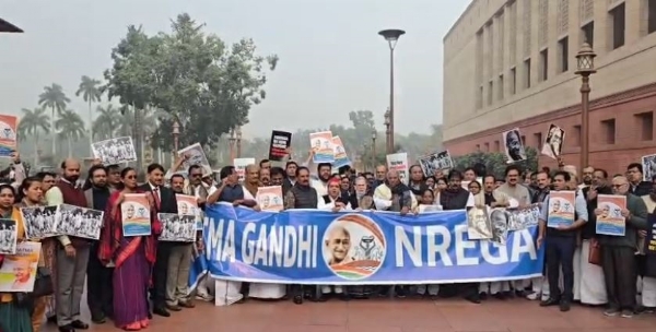 ବିରୋଧୀ ଦଳଗୁଡ଼ିକ ମନରେଗାକୁ ନେଇ ସଂସଦରେ ପ୍ରତିବାଦ କଲେ