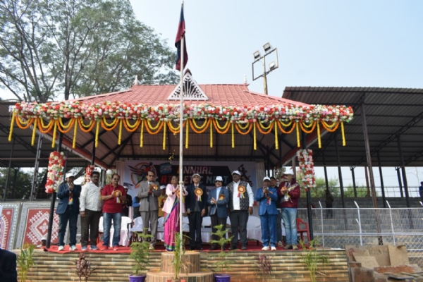 ୫୪ତମ ବାର୍ଷିକ କ୍ରୀଡା ପ୍ରତିଯୋଗିତା ଉଦ୍‌ଘାଟିତ ଅର୍ଜୁନ ପୁରସ୍କାର ପ୍ରାପ୍ତ କ୍ରୀଡାବିତ୍ ମୀନତି ମହାପାତ୍ରଙ୍କ ଦ୍ୱାରା ଶୁଭ ଉଦ୍‌ଘାଟନ, ଭାଗନେଲେ ୧୧୫୭ଜଣ ପ୍ରତିଯୋଗୀ