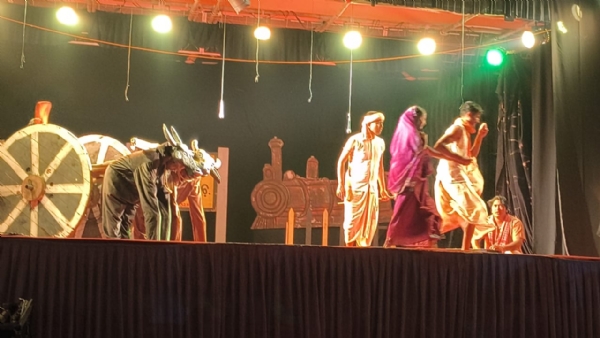 ସର୍ବଭାରତୀୟ ବହୁଭାଷୀ ନାଟକ ସମାରୋହ ମଠଖାଇ ମହୋତ୍ସବ ଆରମ୍ଭ, ପ୍ରଥମ ରଜନୀ ରେ ଓଡ଼ିଆ ନାଟକ ମାଗୁଣି ର ଶଗଡ଼