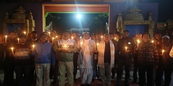 ଚାନ୍ଦବାଲି ନାବାଳିକା ଦୁଷ୍କର୍ମ ଏବଂ ହତ୍ୟା ଘଟଣା ପ୍ରତିବାଦରେ ଧାମରାରେ ବିଜେପିର କ୍ୟାଣ୍ଡଲ ଶୋଭାଯାତ୍ରା ଏବଂ ପଥପ୍ରାନ୍ତ ସଭା