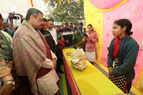 ସମ୍ବଲପୁର ନୀଲଡୁଙ୍ଗୁରିରେ ‘ପୁଷ୍ପ ଅବଶେଷ କଳାକୃତି ଦ୍ବାରା ନାରୀ ସଶକ୍ତିକରଣ ଶିବିର