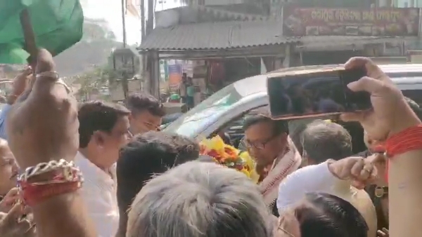 ପିସିସି ସଭାପତିଙ୍କୁ କେନ୍ଦ୍ରାପଡ଼ାରେ ସମ୍ବର୍ଦ୍ଧନା