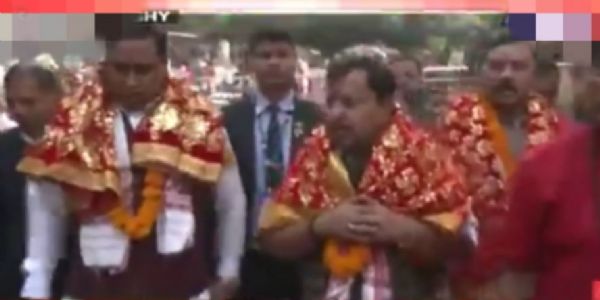 ମାଆ କାମାଖ୍ୟାଙ୍କ ଦର୍ଶନ କଲେ ବିଜେପି ରାଷ୍ଟ୍ରୀୟ କାର୍ଯ୍ୟକାରୀ     ଅଧ୍ୟକ୍ଷ ନୀତୀନ ନବୀନ