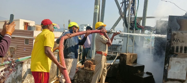 ଜିଓ ଟାଵାରରେ ଅଗ୍ନିକାଣ୍ତ