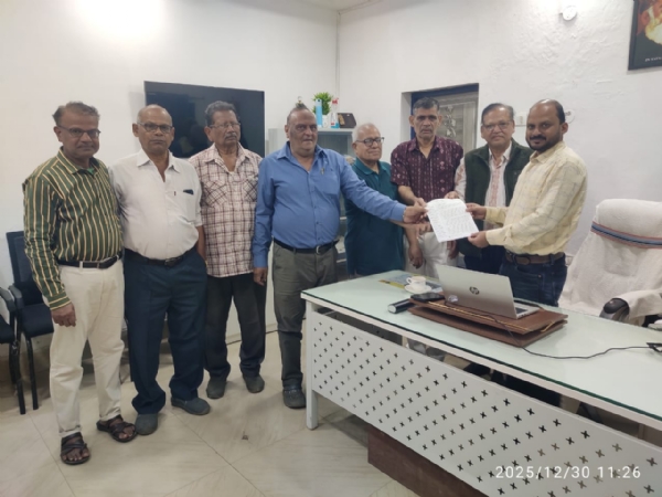 ବରିଷ୍ଠ ନାଗରିକ କଲ୍ୟାଣ ମଞ୍ଚ ପକ୍ଷରୁ ଦାବିପତ୍ର ପ୍ରଦାନ ବରିଷ୍ଠ ନାଗରିକ କଲ୍ୟାଣ ମଞ୍ଚ ପକ୍ଷରୁ ଦାବିପତ୍ର ପ୍ରଦାନ