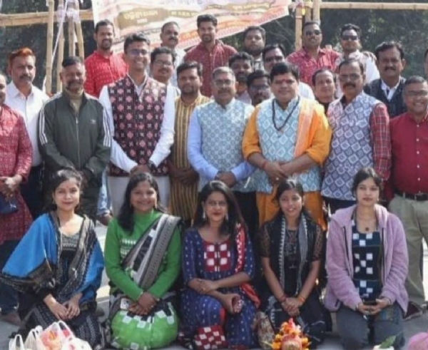 ସମ୍ବଲପୁର ଲୋକ ମହୋତ୍ସବ-୨୦୨୬ର ଭୂମିପୂଜନ ଓ ଶୁଭସ୍ତମ୍ଭ ସ୍ଥାପନା