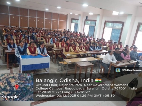 ସରକାରୀ ମହିଳା ମହାବିଦ୍ୟାଳୟ ରେ କର୍କଟ ସଚେତନତା କାର୍ଯ୍ୟକ୍ରମ ସରକାରୀ ମହିଳା ମହାବିଦ୍ୟାଳୟ ରେ କର୍କଟ ସଚେତନତା କାର୍ଯ୍ୟକ୍ରମ