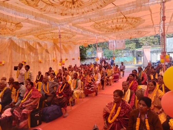 ବଲାଙ୍ଗୀର ଜିଲ୍ଲା ର ବିଭିନ୍ନ ବ୍ଲକ ଓ ପୌରାଞ୍ଚଳ ରୁ ଚୟନୀତ ୧୪୦ ଜଣ ତୀର୍ଥଯାତ୍ରୀ ରାମେଶ୍ଵରମ-ମଦୁରାଇ ଅଭିମୁଖେ ଯାତ୍ରା