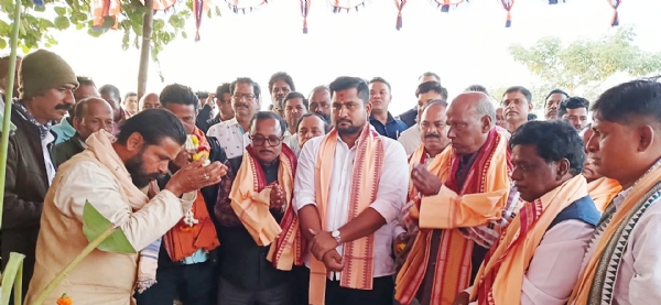 PALASAHI SARAPANCH BJP RE SAMIL PALASAHI SARAPANCH BJP RE SAMIL