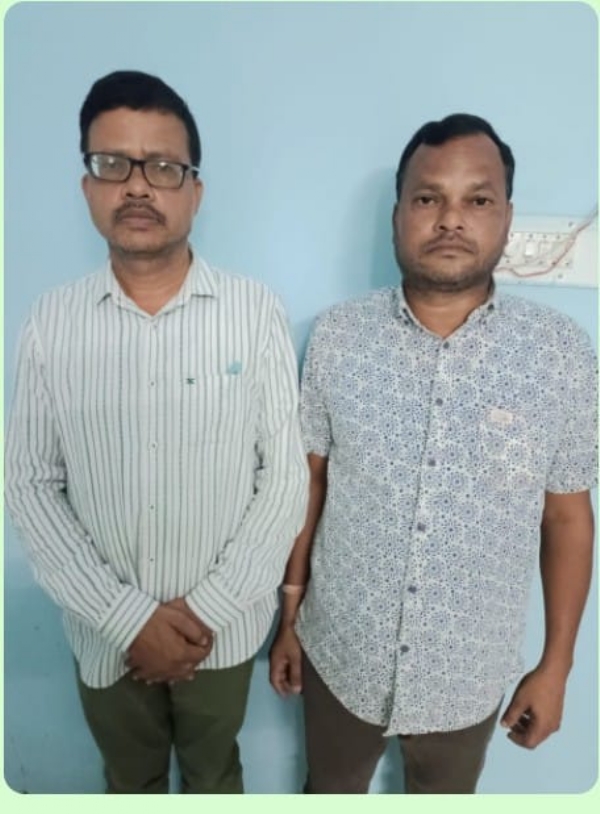 Arrested by vigilance department