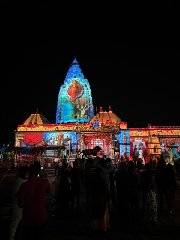 ସମଲେଶ୍ୱରୀ ମନ୍ଦିରରେ ଆଲୋକ ଓ ଶବ୍ଦ ପ୍ରଦର୍ଶନୀ