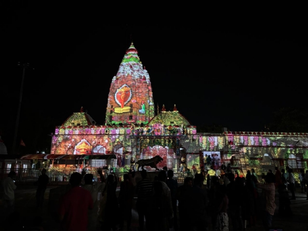 ସମଲେଶ୍ୱରୀ ମନ୍ଦିରରେ ଆଲୋକ ଓ ଶବ୍ଦ ପ୍ରଦର୍ଶନୀ
