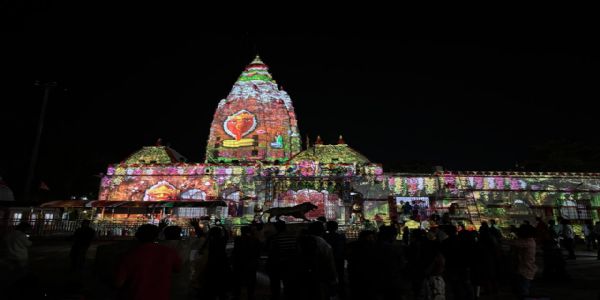ସମଲେଶ୍ୱରୀ ମନ୍ଦିରରେ ଆଲୋକ ଓ ଶବ୍ଦ ପ୍ରଦର୍ଶନୀ