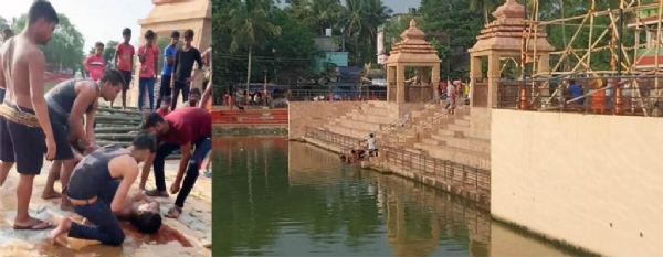 AKHANDALAMANI SIBA GANGA PUSKARANI  RE BUDIJAI MRUTA