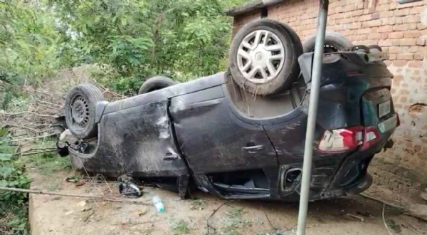 ଦୁର୍ଘଟଣାଗ୍ରସ୍ତ କାରରୁ ଦେଶୀ ବନ୍ଧୁକ ମିଳିବା ଘଟଣାରେ ଏସପିଙ୍କ ତଦନ୍ତ ଆରମ୍ଭ