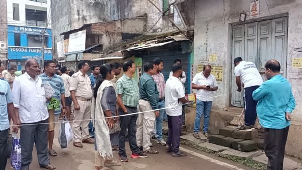 ଏନକେଟି ରୋଡ ଜବର ଦଖଲ  ନେଇ  ମାପଚୁପ ଆରମ୍ଭ