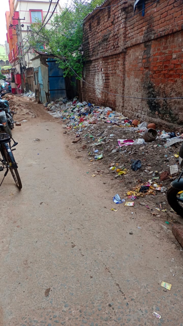 ସ୍ବର୍ଗଦ୍ବାର ଅନନ୍ତଶୟନ ଲେନ ରାସ୍ତାର ଦୂରାବସ୍ଥା