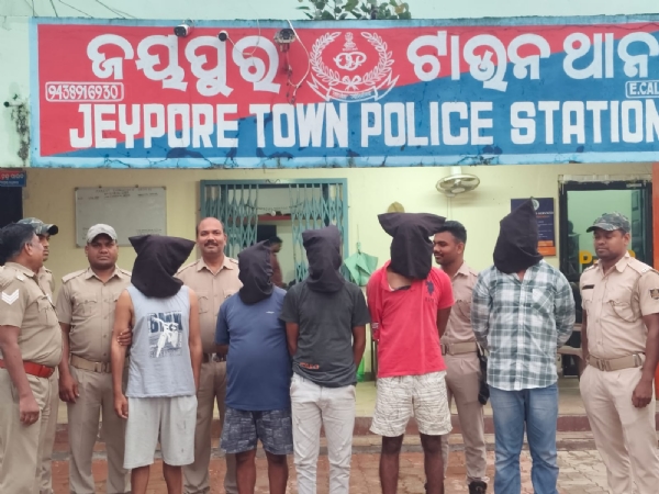 ନିଶା ଇଞ୍ଜେକସନ କାରବର, ୫ ଗିରଫ