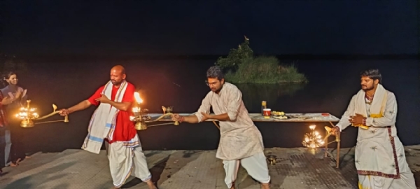 ସମ୍ବଲପୁରରେ ଚିତ୍ରୋତ୍ପଳା ମହାନଦୀ ଆରତୀ