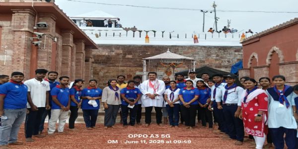 ସ୍ନାନ ପୂର୍ଣ୍ଣମୀରେ ଜାତୀୟ ସେବା ଯୋଜନାର ସେବାକାର୍ଯ୍ୟ