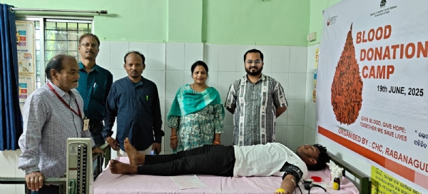 ରକ୍ତଦାନ ଶିବିର ଅନୁଷ୍ଟିତ, ୩୩ ୟୁନିଟ ରକ୍ତ ସଂଗ୍ରହ