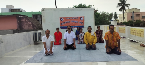 ଭାରତୀୟ ମଜଦୁର ସଂଘ ପକ୍ଷରୁ ଯୋଗ ଦିବସ ପାଳିତ