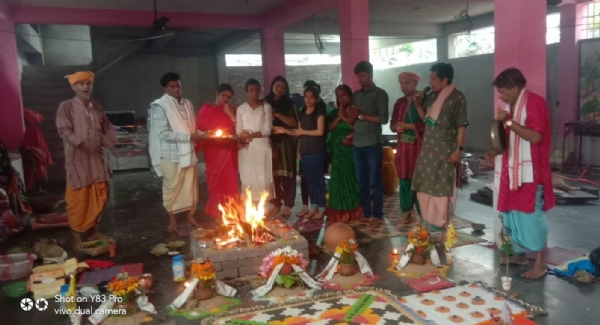 ଭୁତାପଡା ମଙ୍ଗଳା ମନ୍ଦିରରେ ନବ ଦିନାତ୍ମକ ବିଶ୍ୱ ଶାନ୍ତି ଯଜ୍ଞ ଉଦଯାପିତ