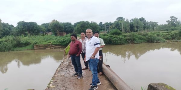 କୋଲାବ ପ୍ରକଳ୍ପ ମୂଳାସର ଖଣ୍ତିଆଗୁଡା ବ୍ରିଜ ବୁଲି ଦେଖିଲେ ପ୍ରକଳ୍ପ କର୍ତ୍ତୁପକ୍ଷ