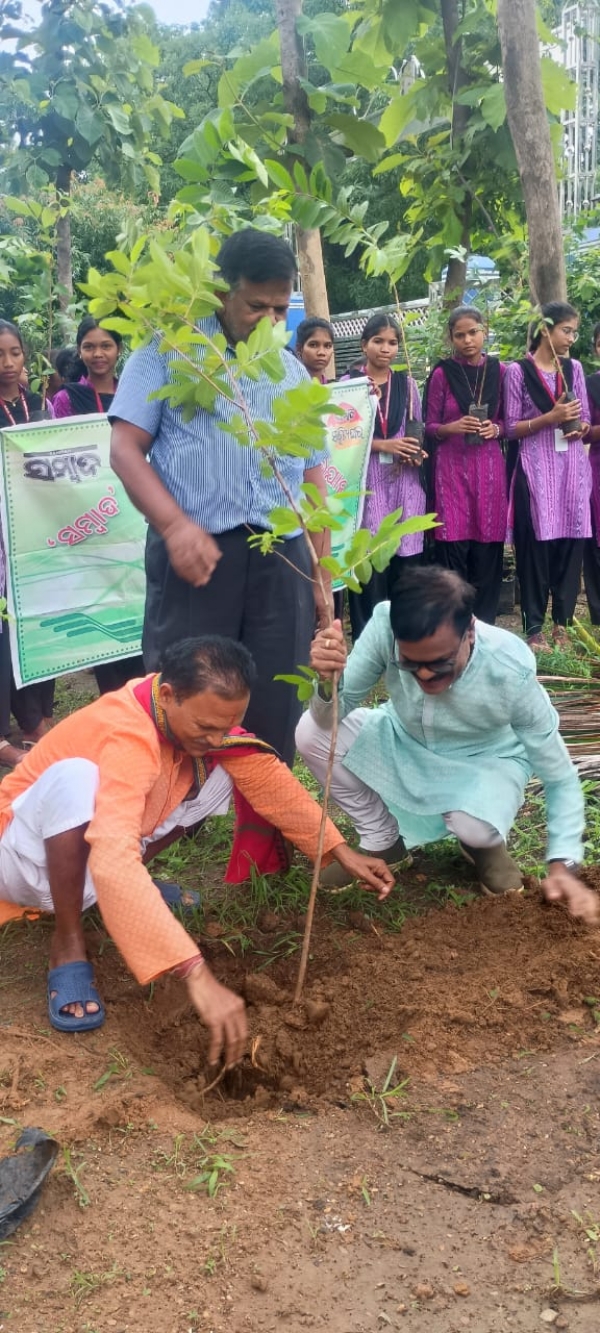 ଭୋଜପୁର ଯୁକ୍ତ ଦୁଇ କଲେଜରେ ବନ ମହୋତ୍ସବ ସପ୍ତାହ ପାଳିତ