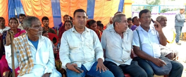 DALITA MAHASANGHA DHARANA AT INFRONT OF BANSADA PS