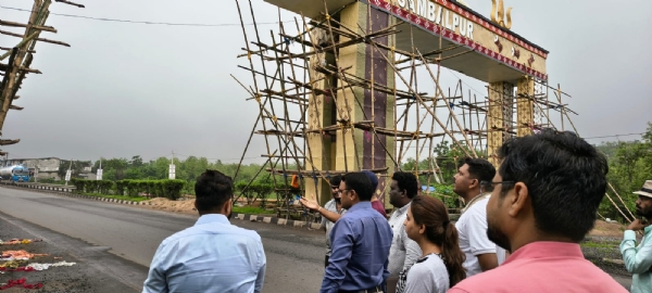 ସମ୍ବଲପୁର ନଗର ଅଞ୍ଚଳର ବିକାଶ କାର୍ଯ୍ୟ ଓ ସଢ଼କ-ନିର୍ମାଣ ବ୍ୟବସ୍ଥାର ସମୀକ୍ଷା